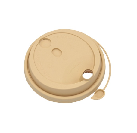 Крышка матовая для напитков 80 мм. ПП (крафт)